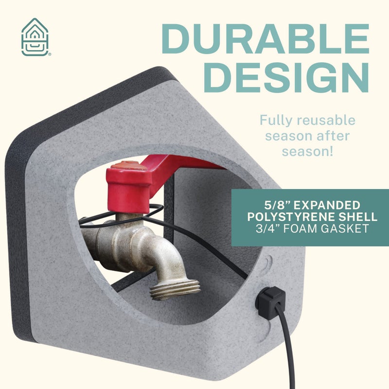 Home Intuition Outdoor Foam Faucet Cover, 3 - Image 5
